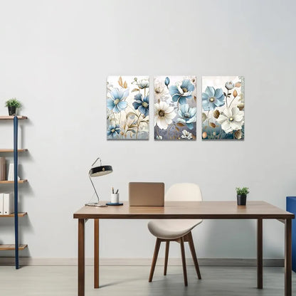 Digital printed canvas  floral wall art