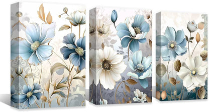 Digital printed canvas  floral wall art