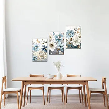 Digital printed canvas  floral wall art