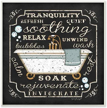 Bath room rules, home decor