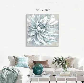 Floral wall art.