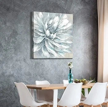 Floral wall art.