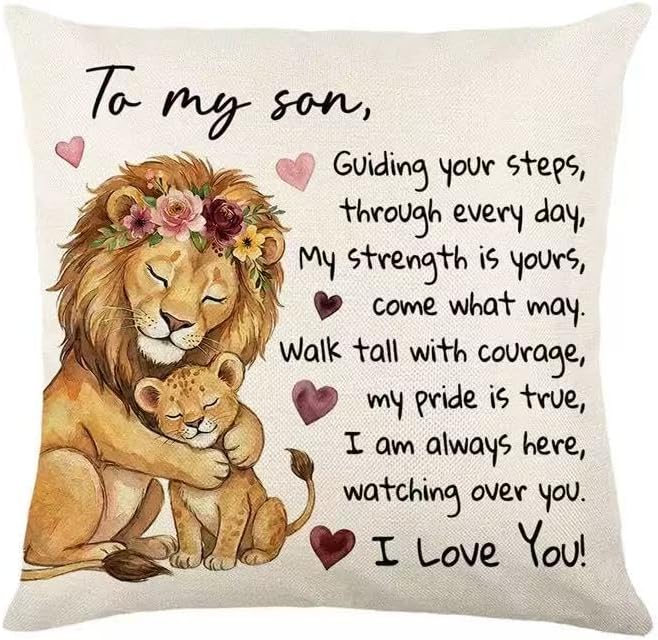Cushion cover for son