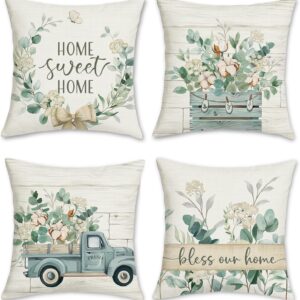Set of four cushion covers