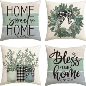 Set of four cushion covers