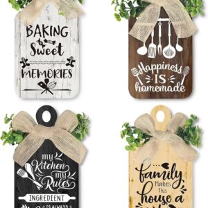 set of four kitychen hangings