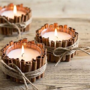 Candles set of three