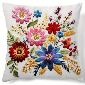 Embroidery cushion covers