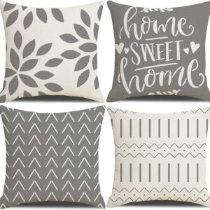 Set of four summer cushion covers